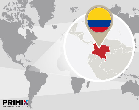 Representación comercial de PRIMIX en Colombia