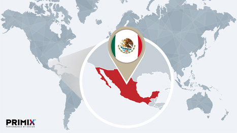 Nieuwe vertegenwoordiging PRIMIX in Mexico