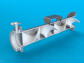 Static mixer for safe dilution of sulfuric acid