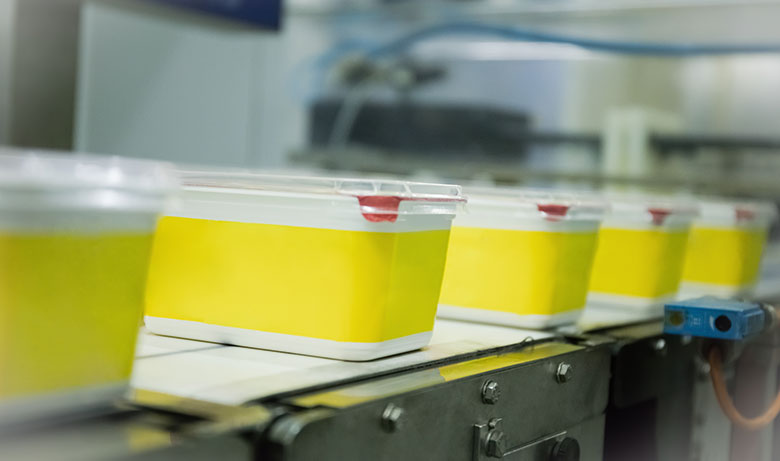 Sanitary Static Mixer for reworking margarine