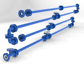 String of mixer elements